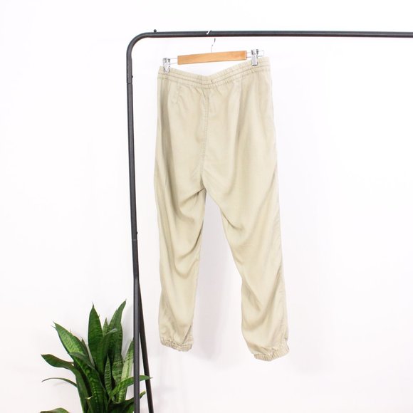 *Harlow Beige Drawstring Jogger Pant - Picture 4 of 4